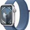 Apple Watch Series 9GPS 41mm Aluminium Silber Sport Loop Winterblau Apple Watch Series 9