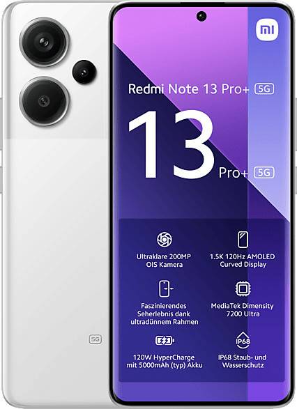 Xiaomi Redmi Note 13 Pro+ Xiaomi Redmi Note 13 Pro+512GB Moonlight White